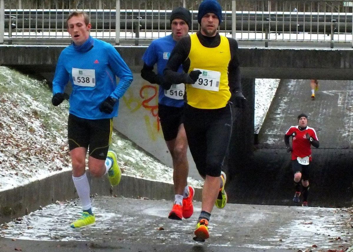 Tatsächlich Winter bei der Winterlaufserie